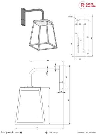 LED Wand-Aussenleuchte Lampiok